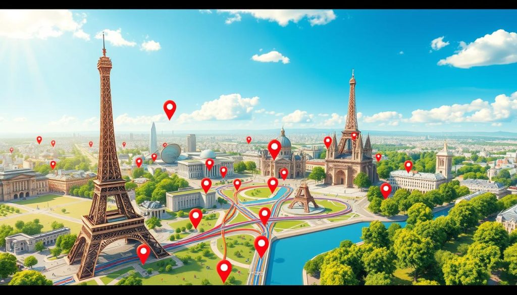 google map paris